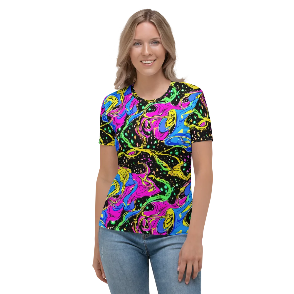 Spectral Pulse on Women's Crew Neck T-Shirt — Front