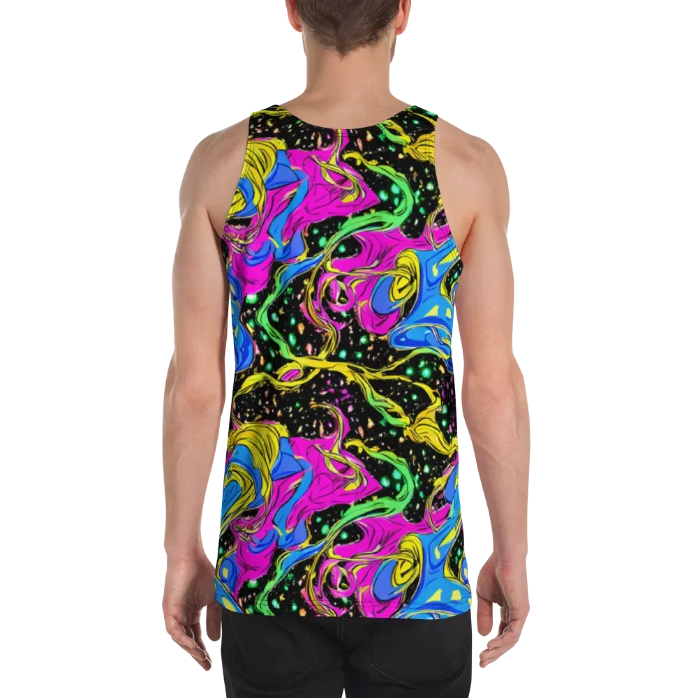 Spectral Pulse on Men's Tank Top — Back