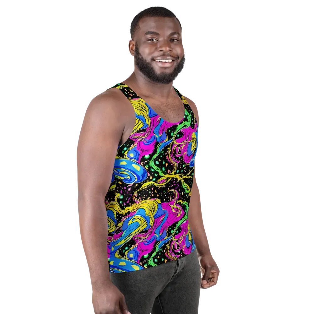 Spectral Pulse on Men's Tank Top — Right Front