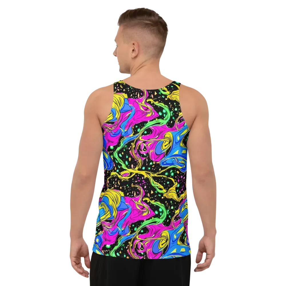 Spectral Pulse on Men's Tank Top — Back