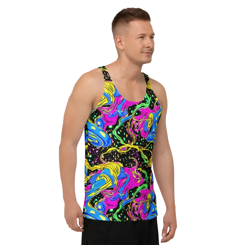 Spectral Pulse on Men's Tank Top — Right Front