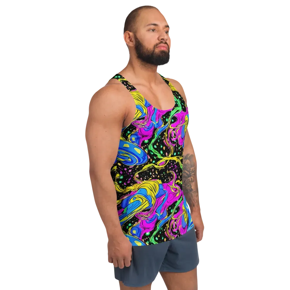 Spectral Pulse on Men's Tank Top — Right Front