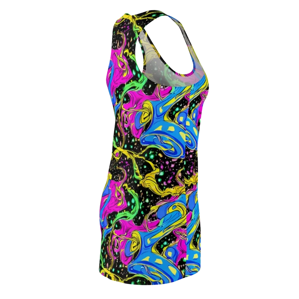 Spectral Pulse on Racerback Dress — Back Side