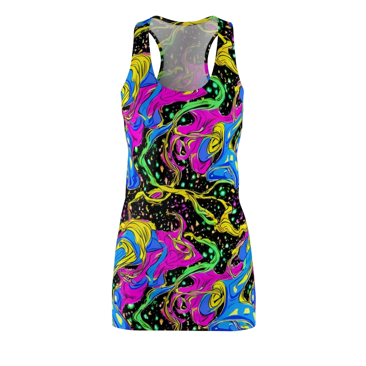 Spectral Pulse on Racerback Dress — Front