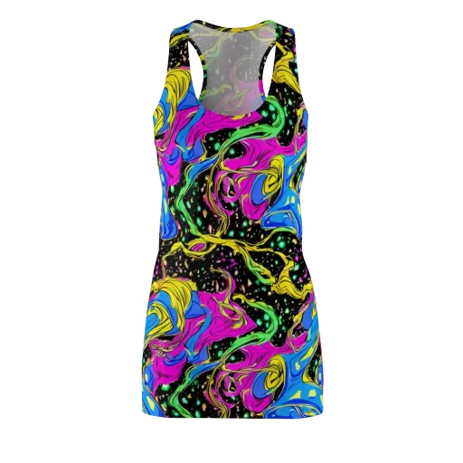 Spectral Pulse on a Racerback Dress