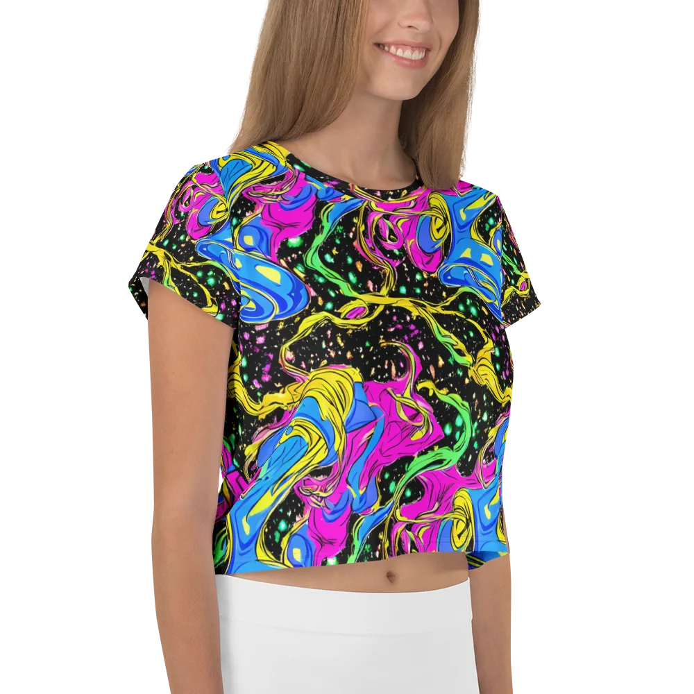 Spectral Pulse on Crop Tee — Right