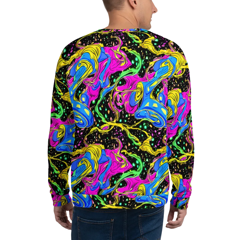 Spectral Pulse on Sweatshirt — Back