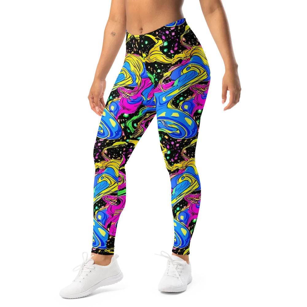 Spectral Pulse on Leggings — Left Front