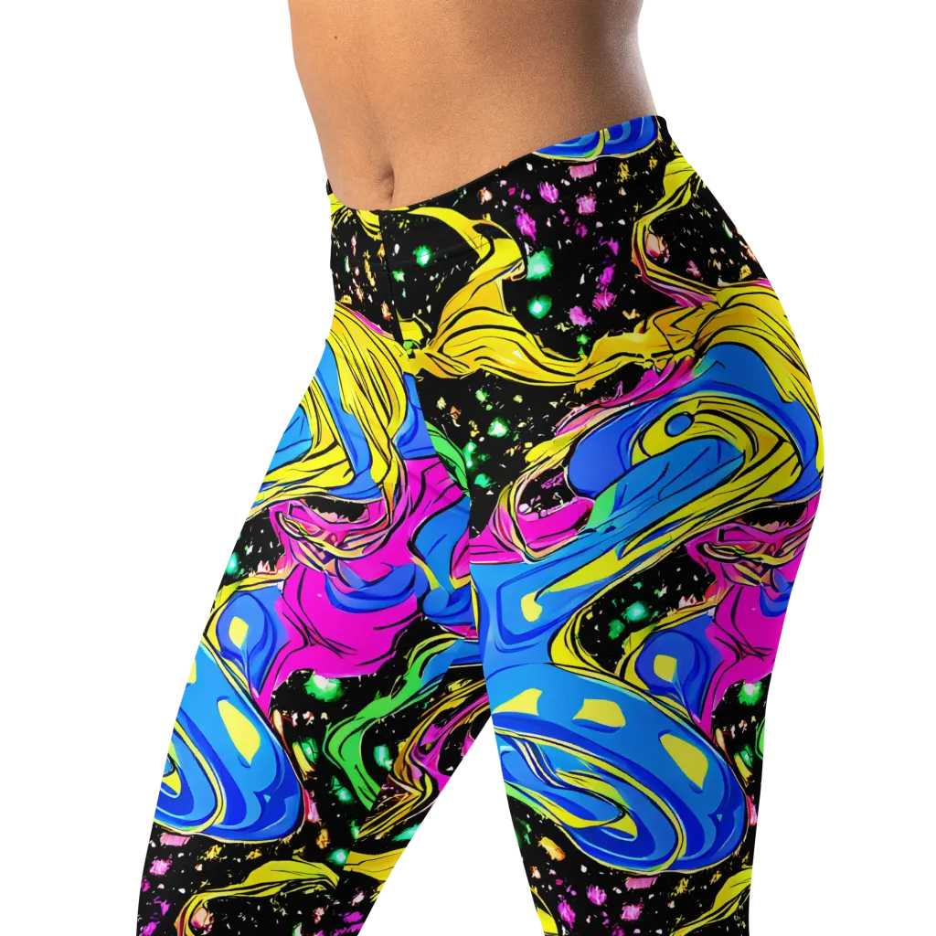 Spectral Pulse on Leggings — Left Front
