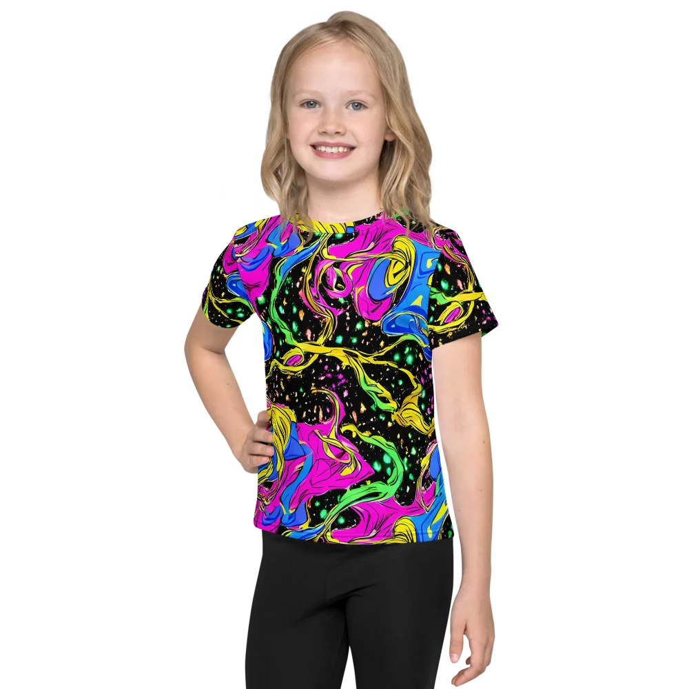 Spectral Pulse on Kids Crew Neck T-Shirt — Front