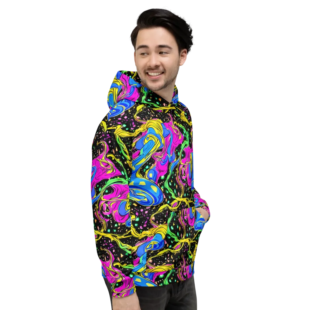Spectral Pulse on Hoodie — Right