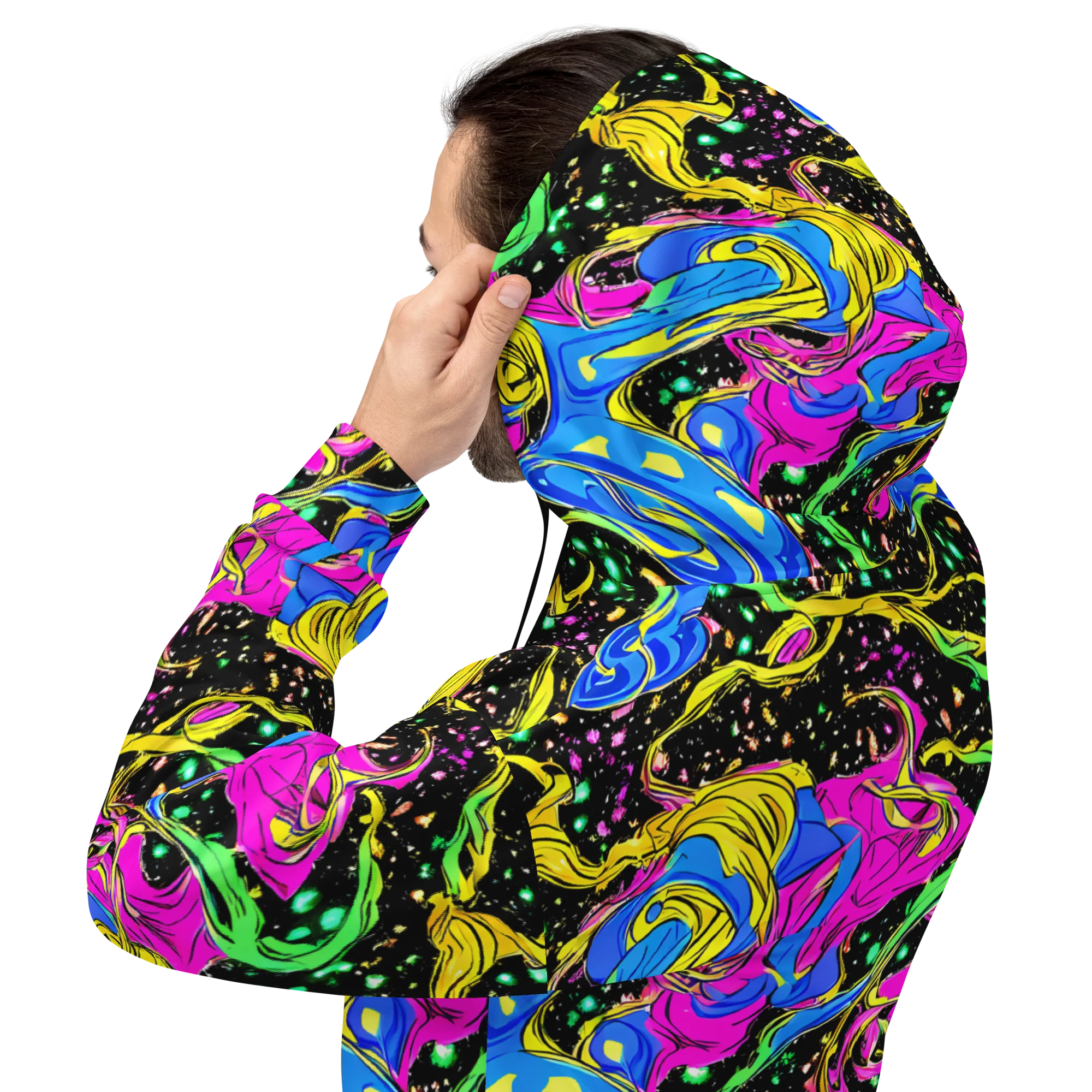 Spectral Pulse on Hoodie — Back