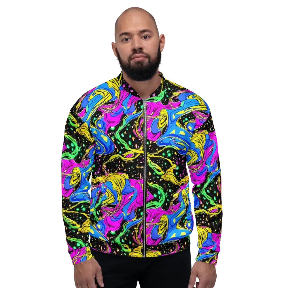 Spectral Pulse on Bomber Jacket — Front