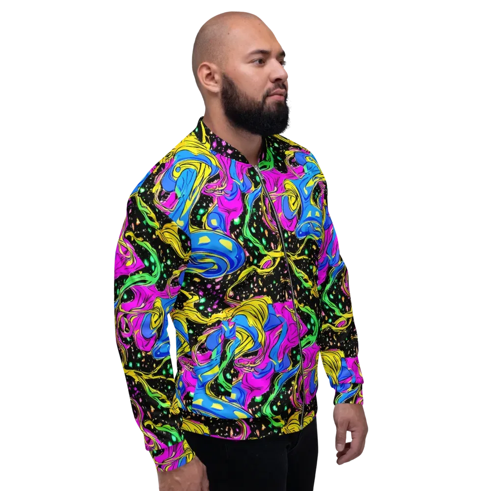 Spectral Pulse on Bomber Jacket — Right