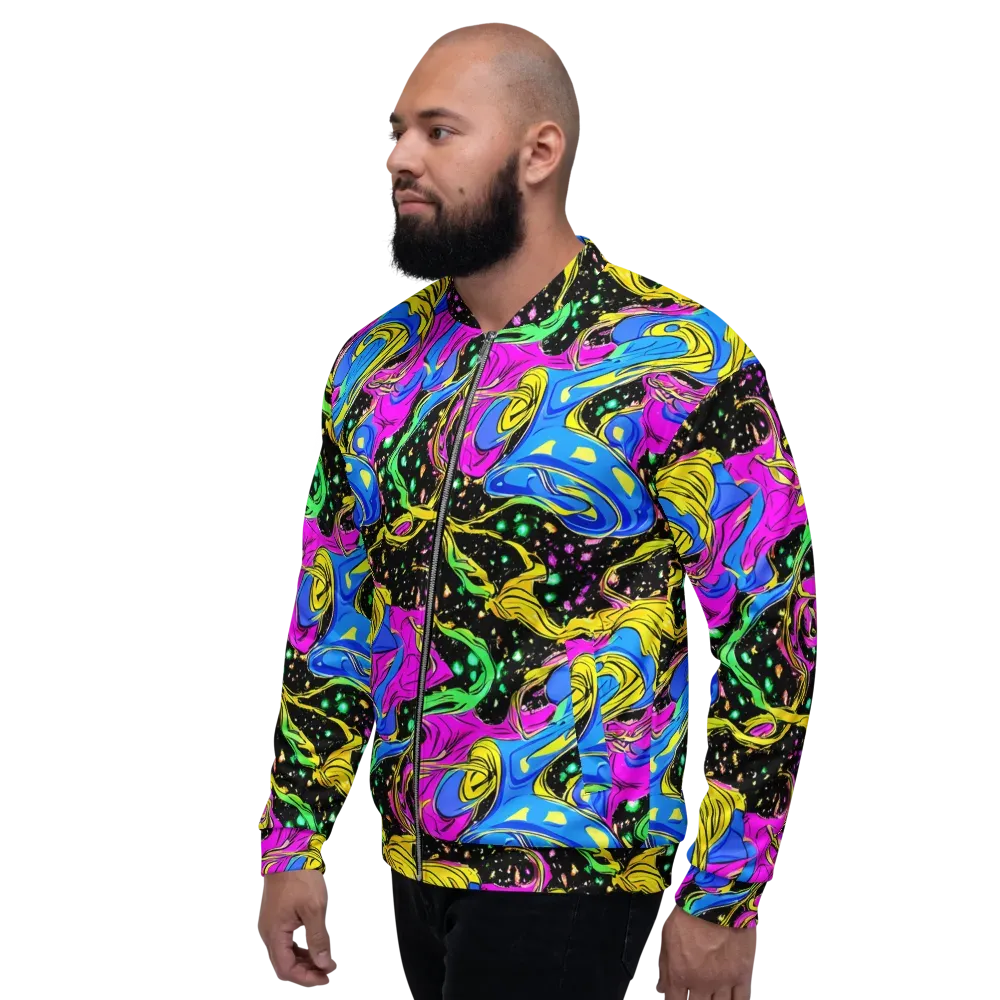 Spectral Pulse on Bomber Jacket — Left
