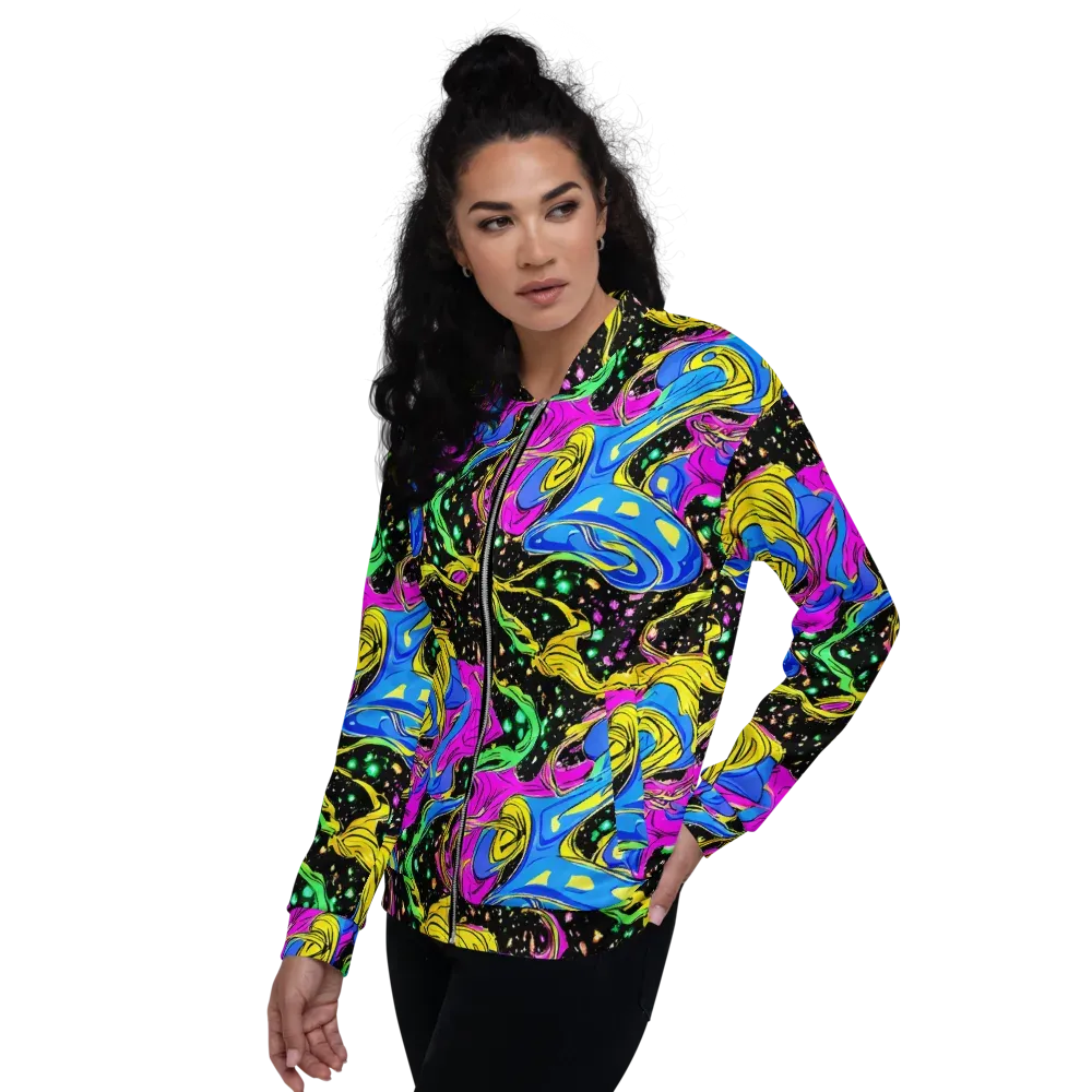 Spectral Pulse on Bomber Jacket — Left