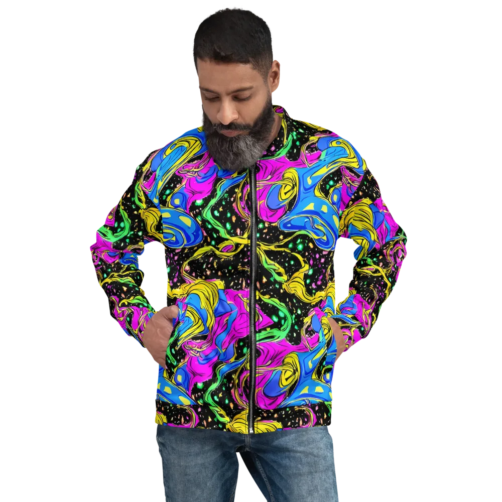Spectral Pulse on Bomber Jacket — Front