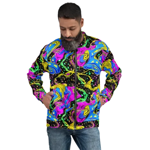 Spectral Pulse on a Bomber Jacket