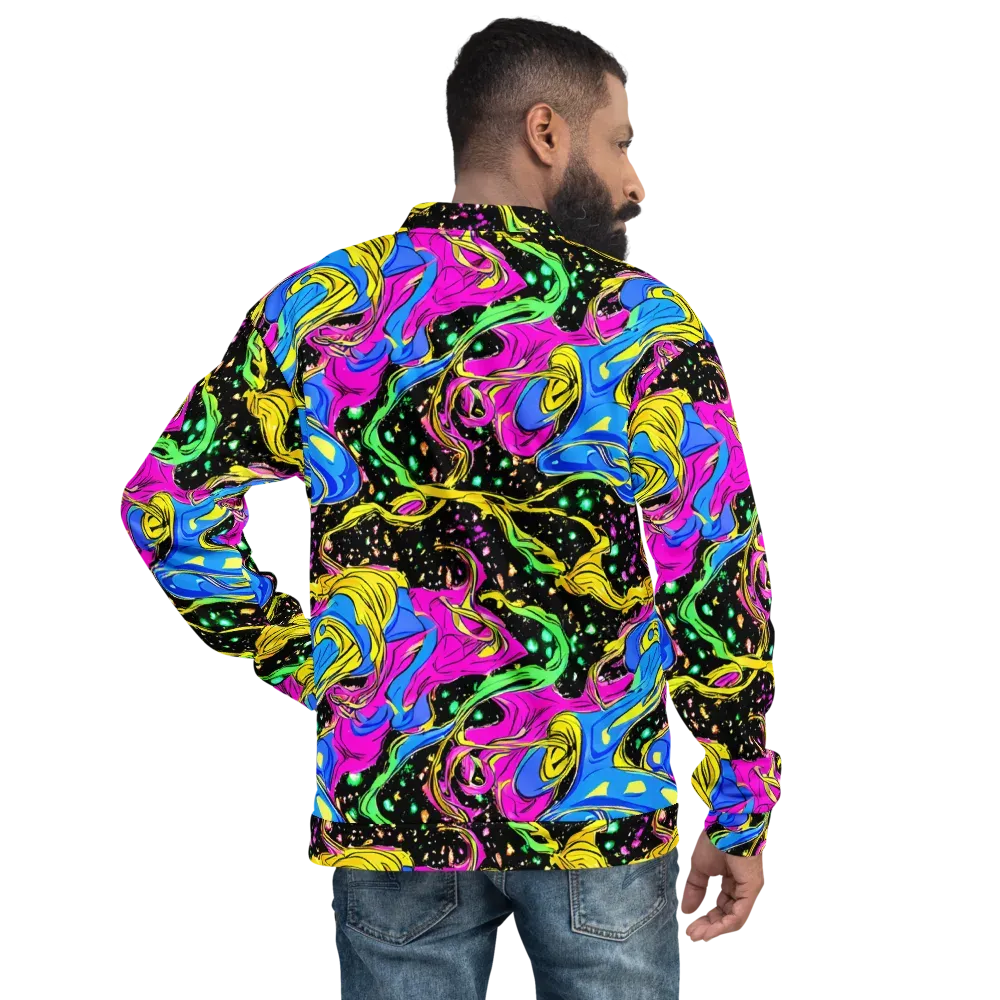 Spectral Pulse on Bomber Jacket — Back