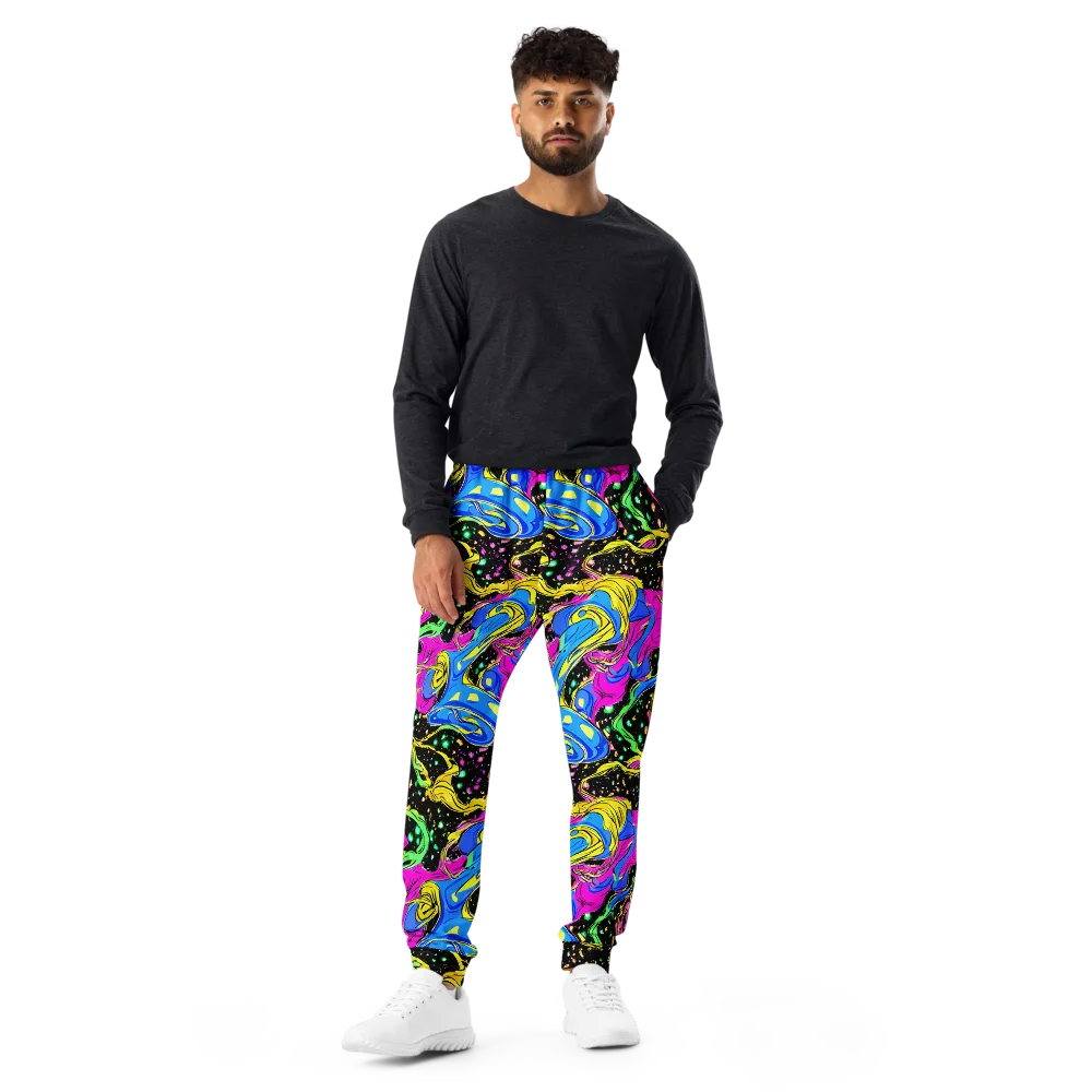 Spectral Pulse on Men's Joggers — Front