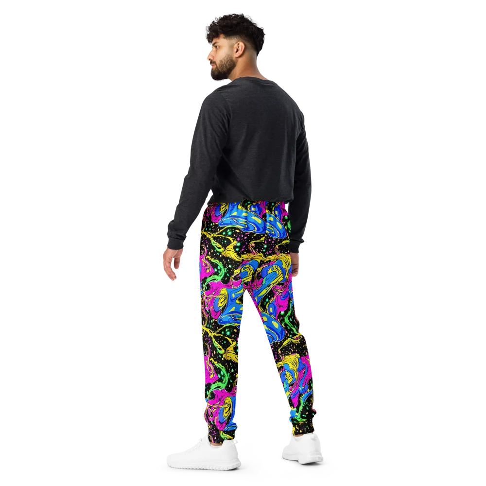 Spectral Pulse on Men's Joggers — Back