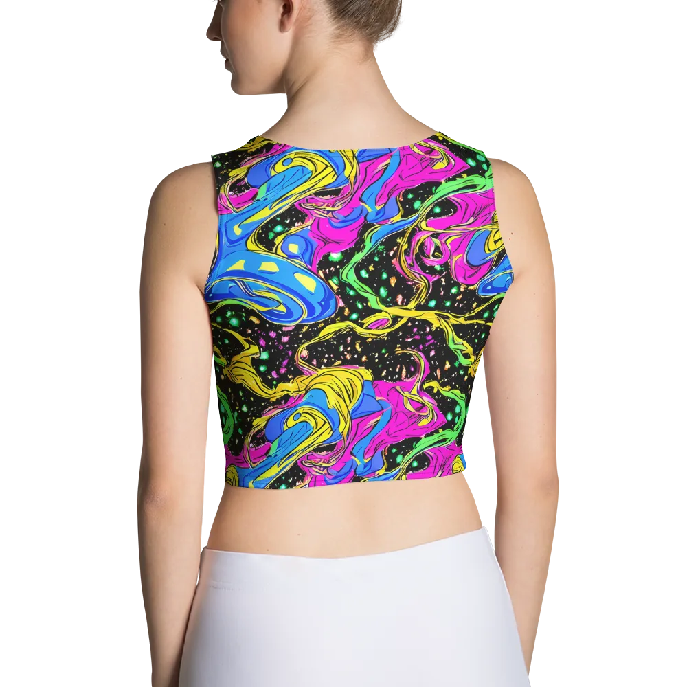 Spectral Pulse on Crop Top — Back