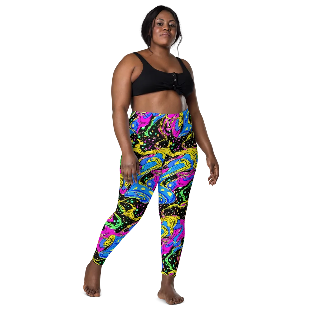 Spectral Pulse on Leggings with Pockets — Front