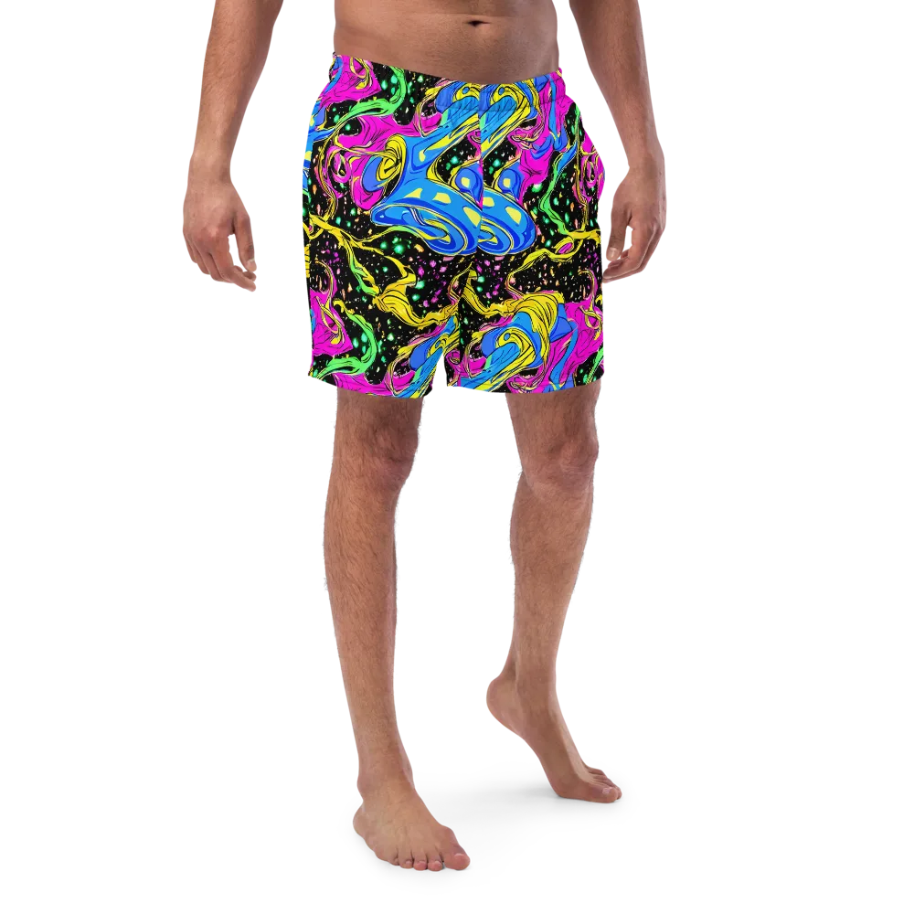 Spectral Pulse on Swim Trunks — Front