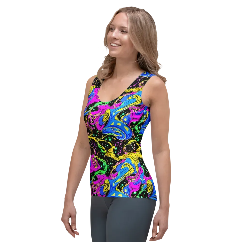 Spectral Pulse on Women's Tank Top — Left Front