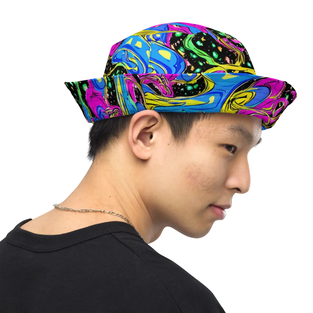 Spectral Pulse on Reversible Bucket Hat — Right Outside