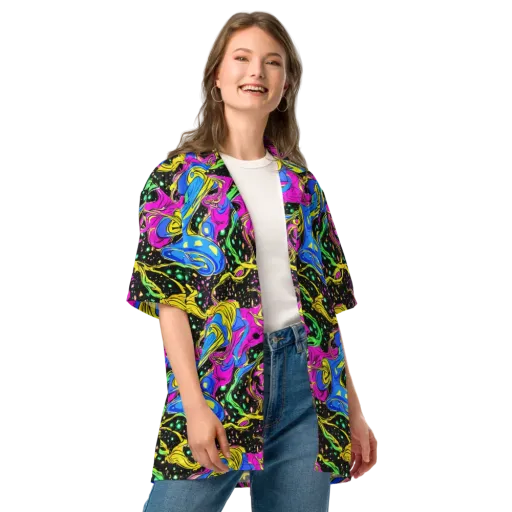 Spectral Pulse on a Button Shirt