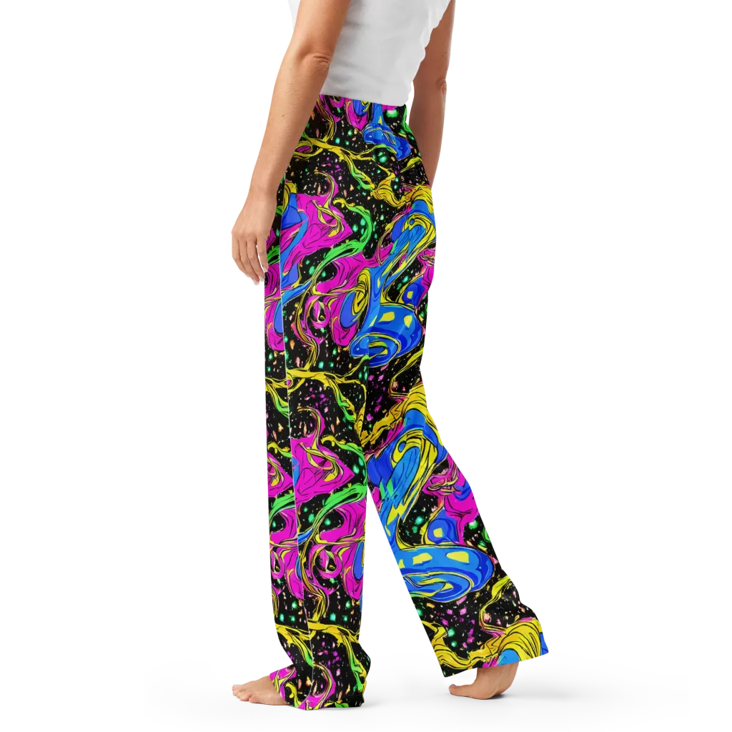 Spectral Pulse on Women's Pajama Pants — Left