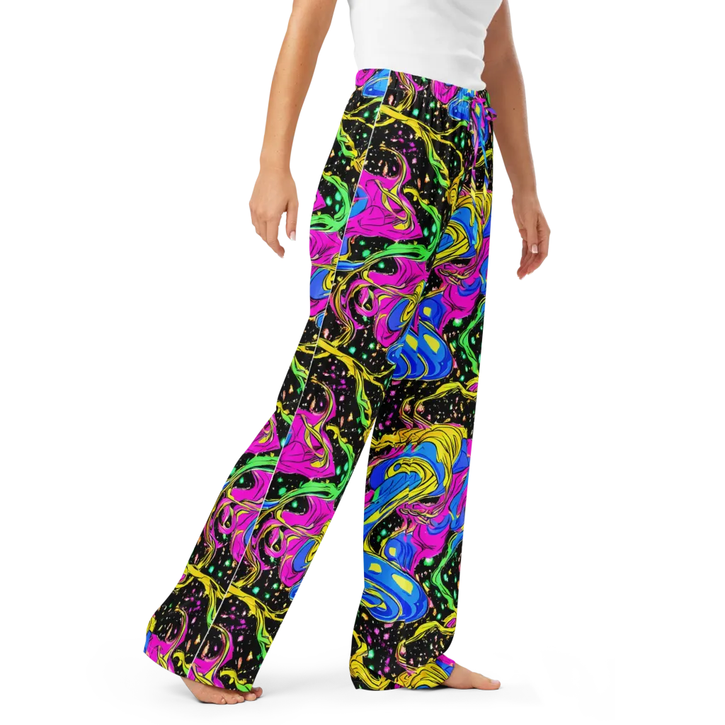 Spectral Pulse on Women's Pajama Pants — Right Front