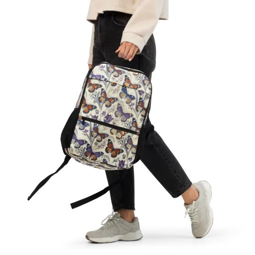 Indigo Wingbeat on a Utility Backpack