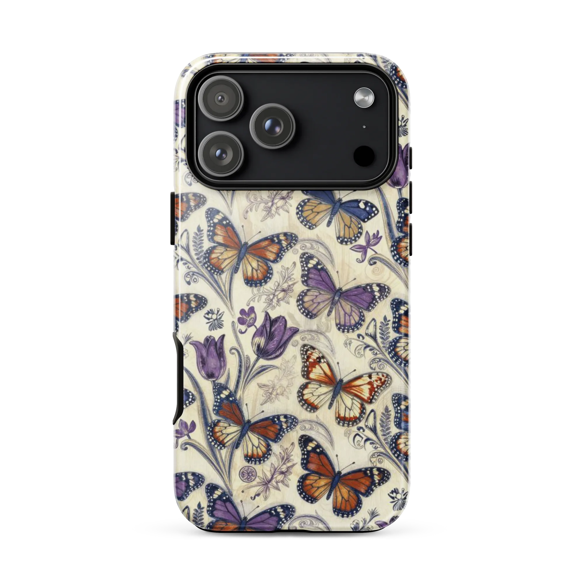 Indigo Wingbeat on Tough Case for iPhone® — Front