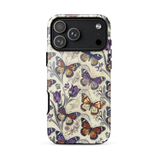 Indigo Wingbeat on a Tough Case for iPhone®