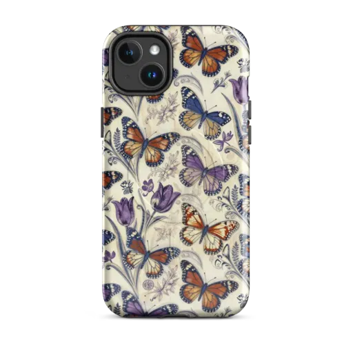Indigo Wingbeat on a MagSafe Tough Case for iPhone®