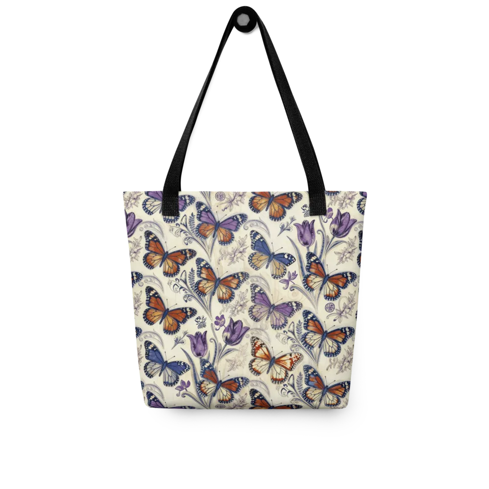 Indigo Wingbeat on Tote Bag — Front