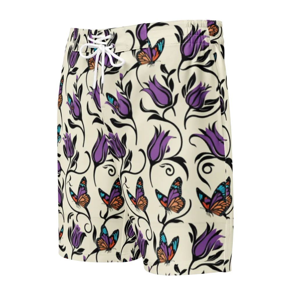 Velvet Pollinator on Men's Board Shorts — Front