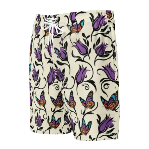 Velvet Pollinator on a Men's Board Shorts