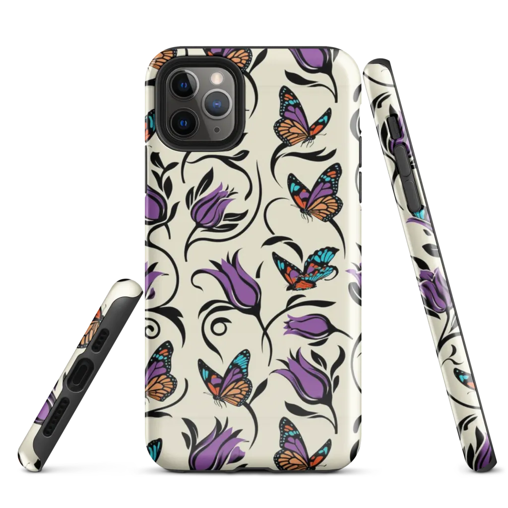 Velvet Pollinator on Tough Case for iPhone® — Front