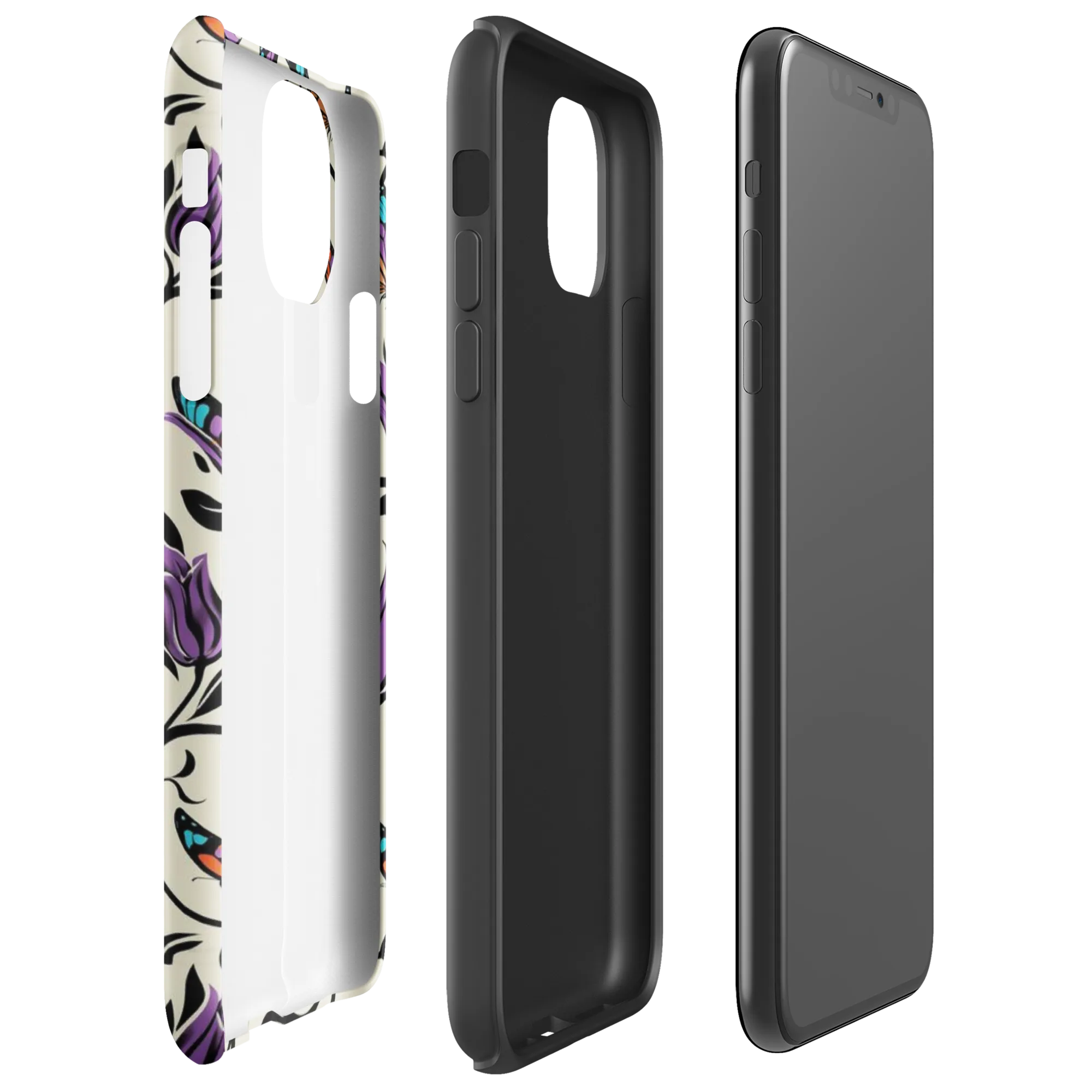 Velvet Pollinator on Tough Case for iPhone® — Right