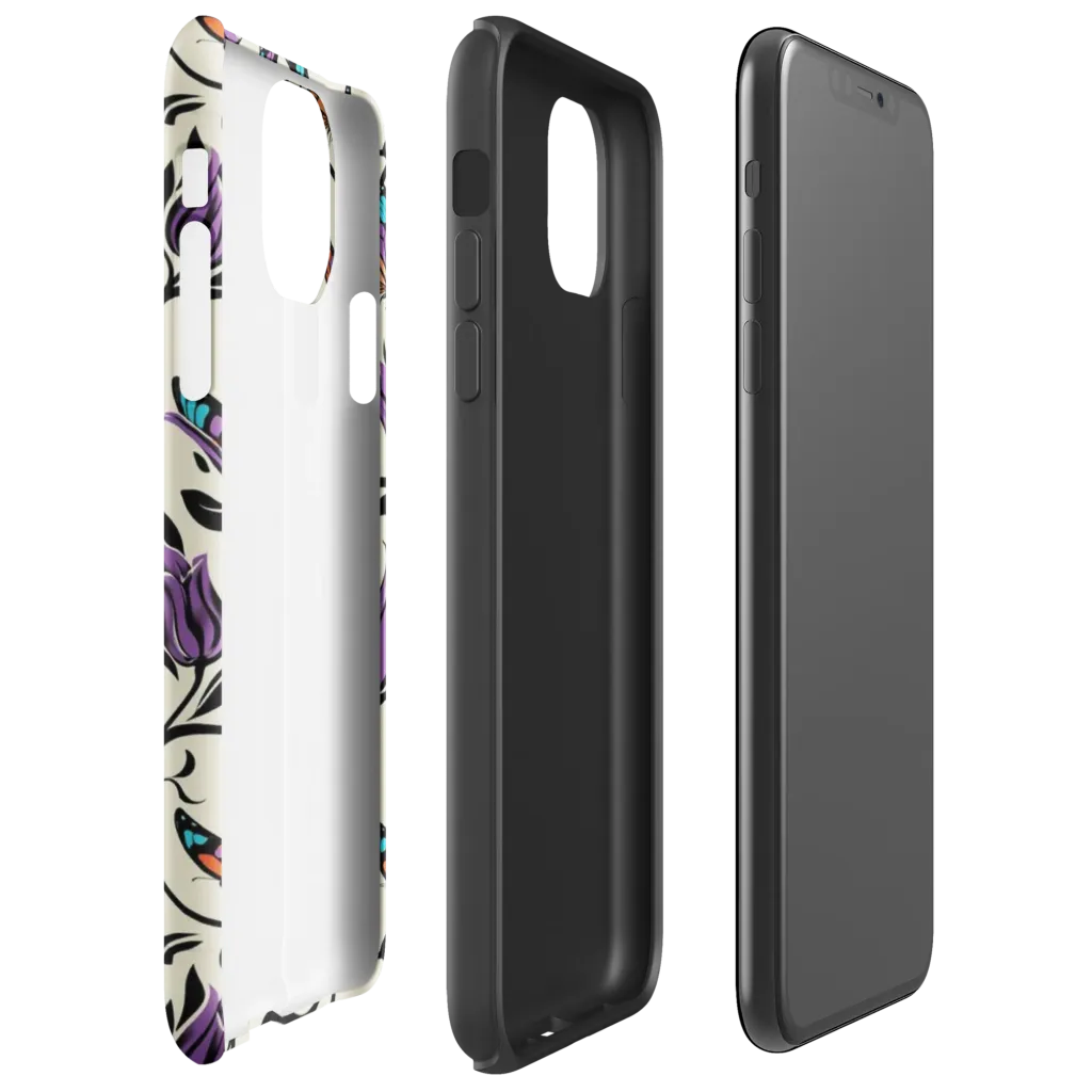 Velvet Pollinator on Tough Case for iPhone® — Right