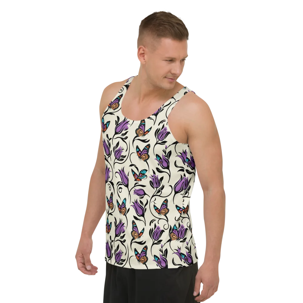 Velvet Pollinator on Men's Tank Top — Left Front
