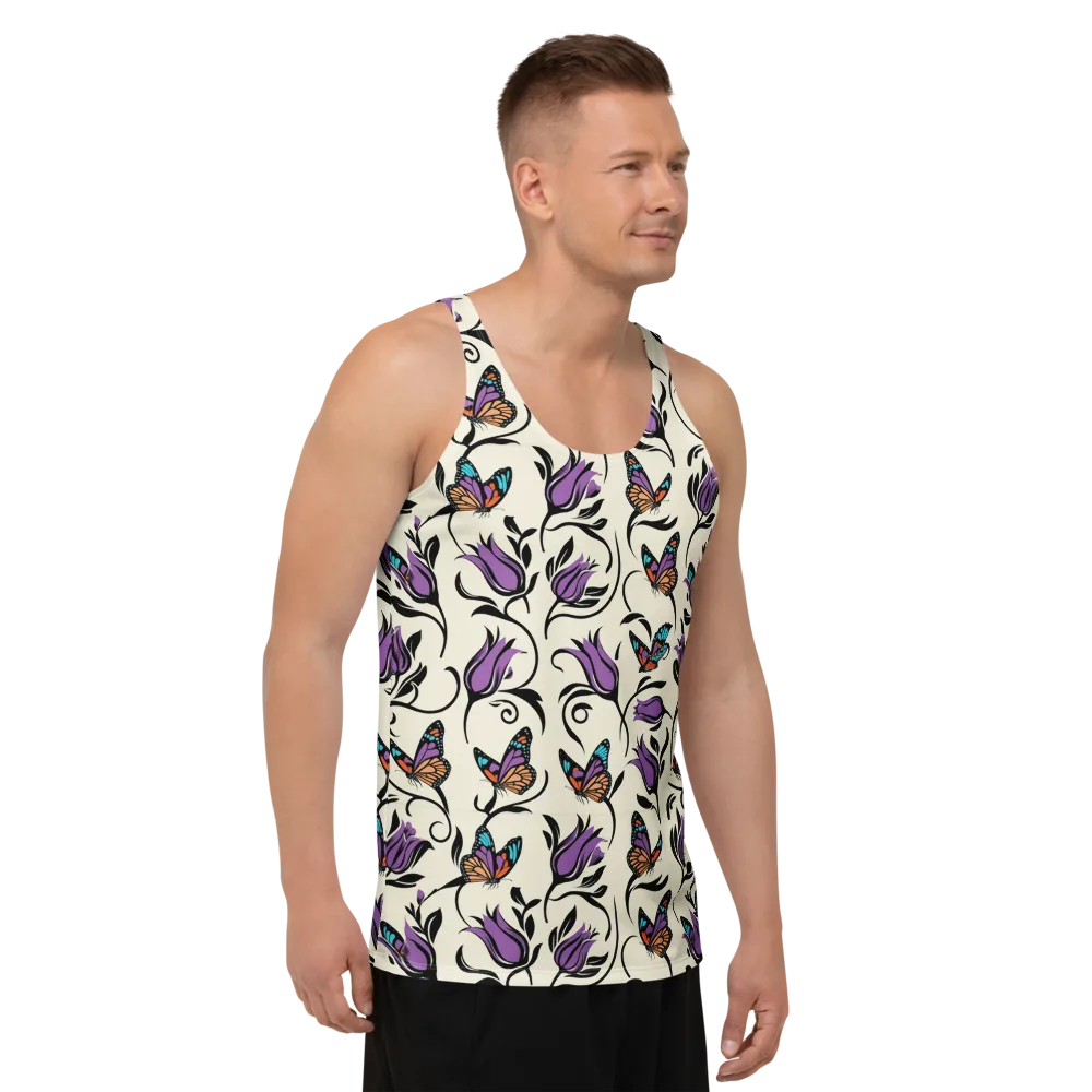 Velvet Pollinator on Men's Tank Top — Right Front