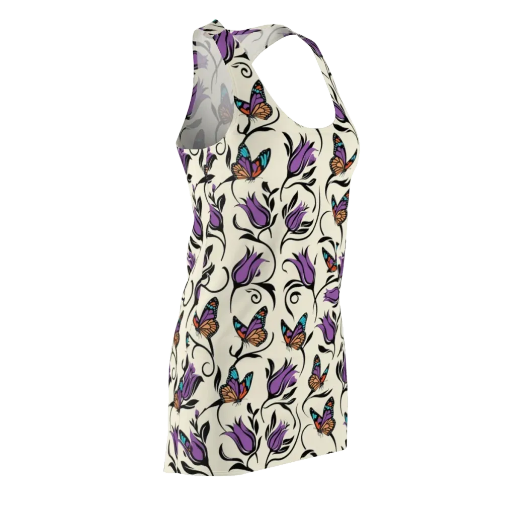Velvet Pollinator on Racerback Dress — Front Side
