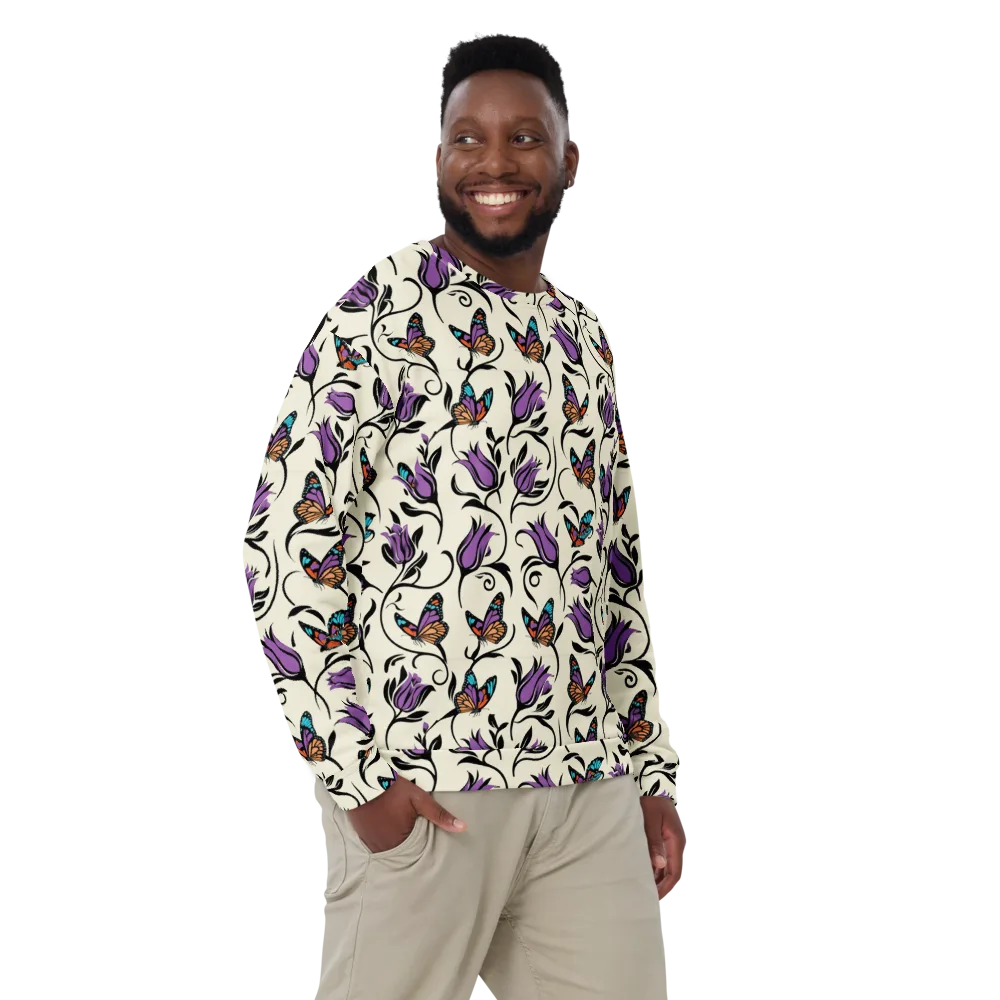 Velvet Pollinator on Sweatshirt — Front