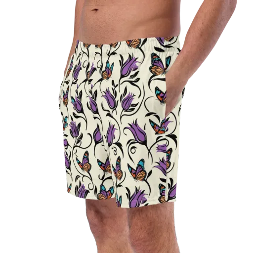 Velvet Pollinator on a Swim Trunks