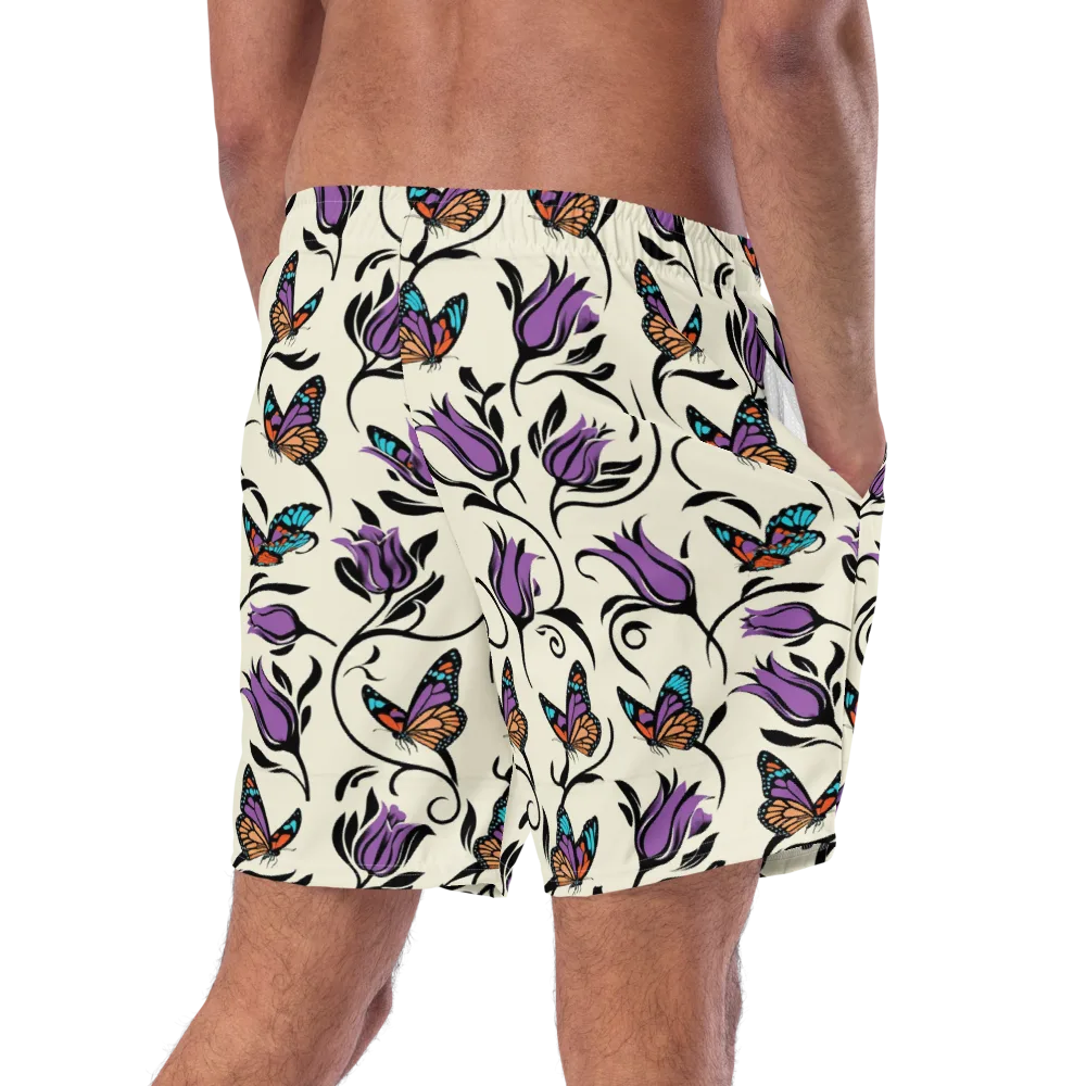 Velvet Pollinator on Swim Trunks — Right Back
