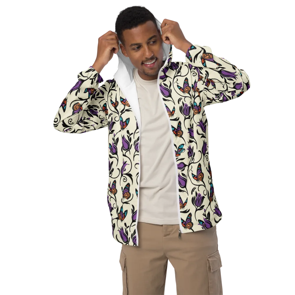 Velvet Pollinator on Men's Windbreaker — Front